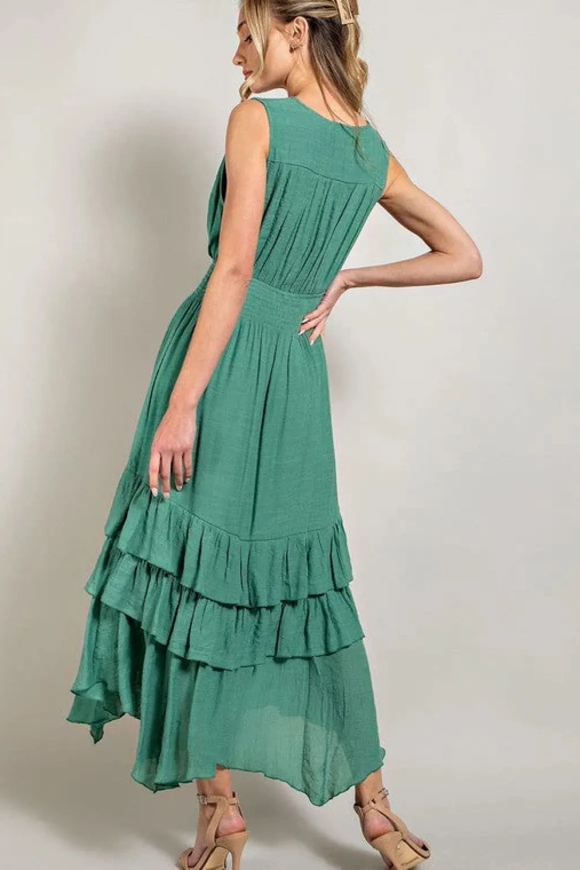 vneck_ruffle_maxi_dress_o_2.webp V-Neck Ruffle Maxi Dress *Online Only*